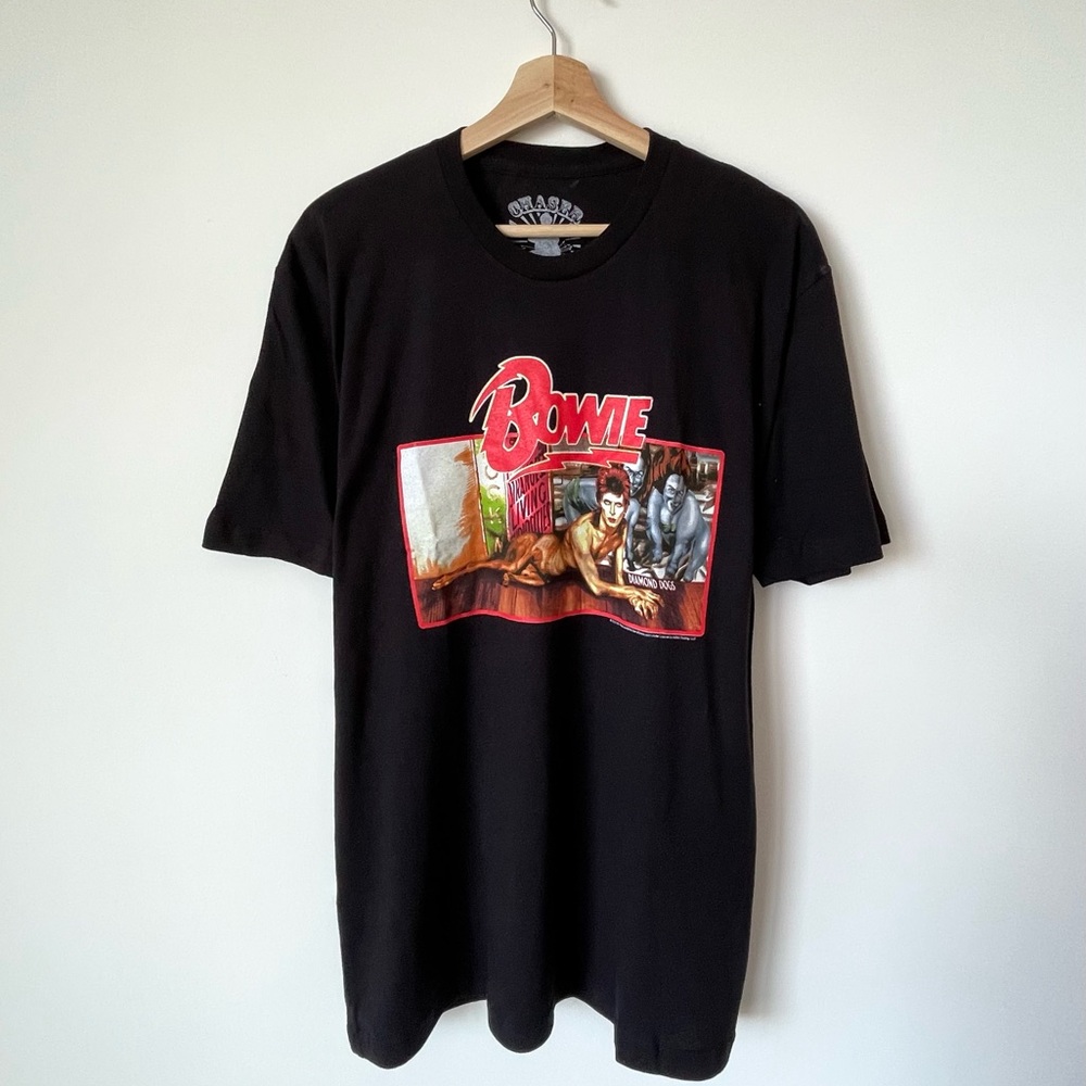 David Bowie “Diamond Dogs” Album Cover Vintage Men Large t-shirt from 2004